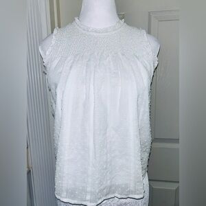 Elegant White Sleeveless Top